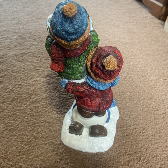 Home Interiors Snowman Tower Candle Holder Vintage - Picture 5 of 11